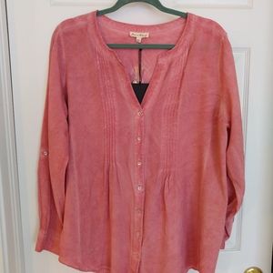 New Jane & Delancey Boho Silky Top